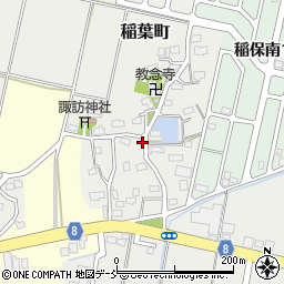 新潟県長岡市稲葉町周辺の地図