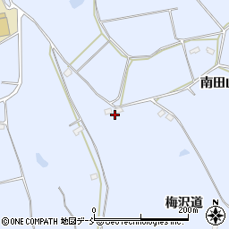 福島県郡山市日和田町高倉梅沢道周辺の地図