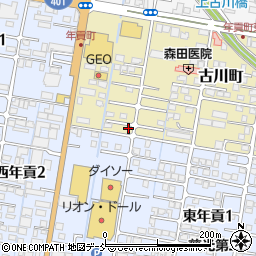 福島県会津若松市古川町2-64周辺の地図