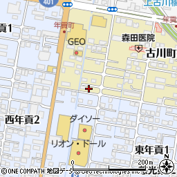 福島県会津若松市古川町2-66周辺の地図