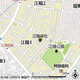 江陽神社周辺の地図
