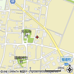 新潟県長岡市福道町664周辺の地図