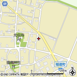 新潟県長岡市福道町310周辺の地図