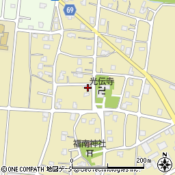 新潟県長岡市福道町523周辺の地図