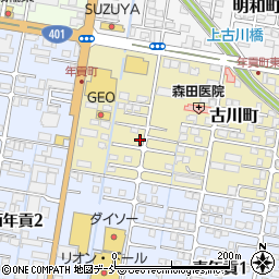 福島県会津若松市古川町2-38周辺の地図