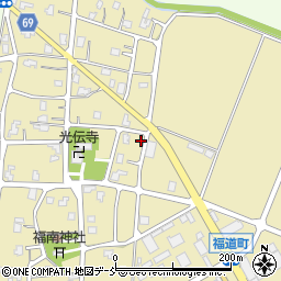 新潟県長岡市福道町659周辺の地図