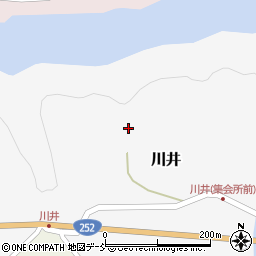 福島県三島町（大沼郡）川井（居平）周辺の地図