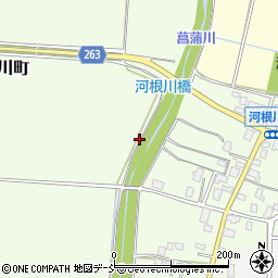 新潟県長岡市河根川町周辺の地図