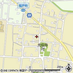 新潟県長岡市福道町534周辺の地図