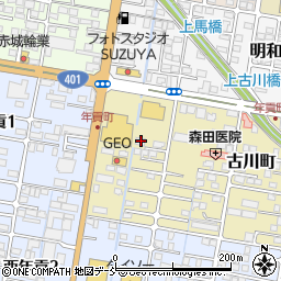 福島県会津若松市古川町2-17周辺の地図