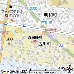 福島県会津若松市古川町4-14周辺の地図