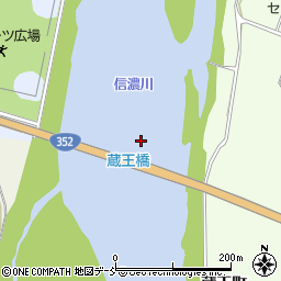 蔵王橋周辺の地図