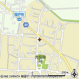 新潟県長岡市福道町甲周辺の地図