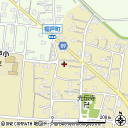新潟県長岡市福道町540周辺の地図