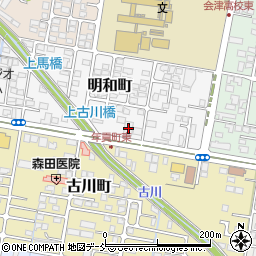 日本生命保険会津若松営業部周辺の地図