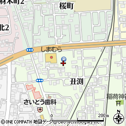 福島県会津若松市門田町大字日吉丑渕周辺の地図