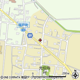 新潟県長岡市福道町542-2周辺の地図