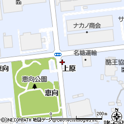 福島県本宮市荒井石塚周辺の地図