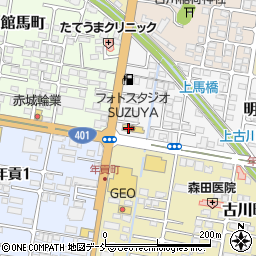 鈴屋貸衣裳店周辺の地図