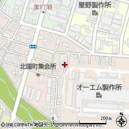 新潟県長岡市北園町2-52周辺の地図