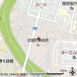 新潟県長岡市北園町7-16周辺の地図