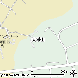 福島県双葉郡浪江町請戸大平山周辺の地図