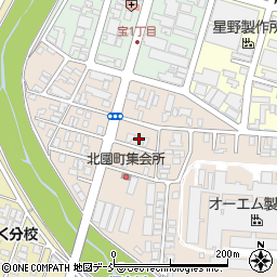 新潟県長岡市北園町8-4周辺の地図