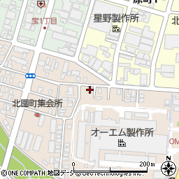 新潟県長岡市北園町2-64周辺の地図