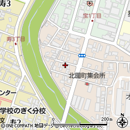 新潟県長岡市北園町6-18周辺の地図