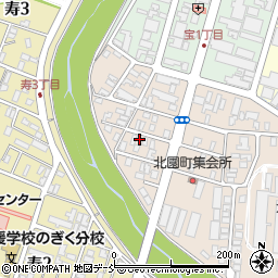 新潟県長岡市北園町6-16周辺の地図