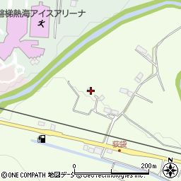 福島県郡山市熱海町安子島荻平周辺の地図