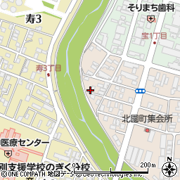 新潟県長岡市北園町5周辺の地図