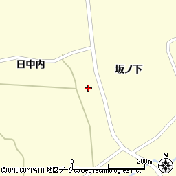 福島県田村郡三春町北成田殿ノ内周辺の地図