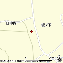 福島県三春町（田村郡）北成田（殿ノ内）周辺の地図