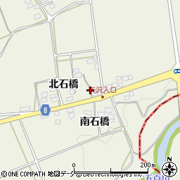 福島県本宮市岩根（北石橋）周辺の地図