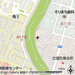 新潟県長岡市北園町390-1周辺の地図