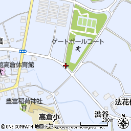 福島県郡山市日和田町高倉柳内周辺の地図