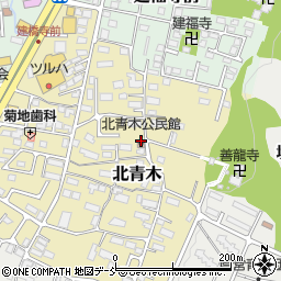 北青木公民館周辺の地図