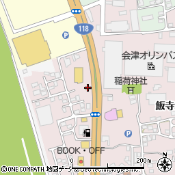 すき家会津門田店周辺の地図