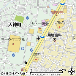 金美堂会津本店周辺の地図