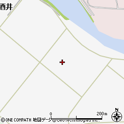 福島県浪江町（双葉郡）酒井（菰手）周辺の地図