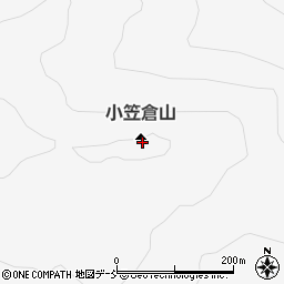 小笠倉山周辺の地図