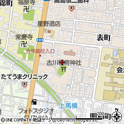 大川会議所周辺の地図