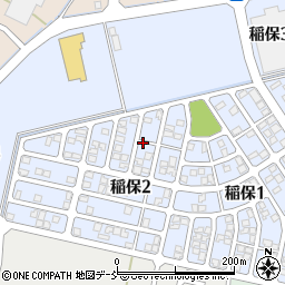 新潟県長岡市稲保周辺の地図