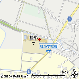 長岡市立桂小学校周辺の地図