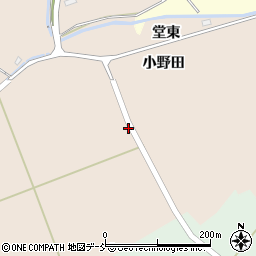 福島県浪江町（双葉郡）小野田（小野田）周辺の地図