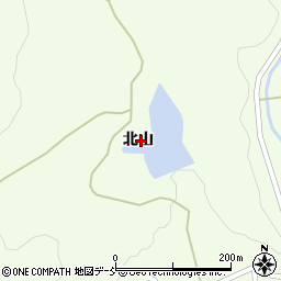 福島県会津若松市湊町大字共和北山周辺の地図