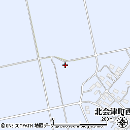 福島県会津若松市北会津町西麻生遠瀬戸周辺の地図