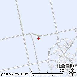 福島県会津若松市北会津町西麻生（遠瀬戸）周辺の地図