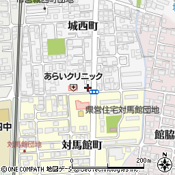 福島県会津若松市城西町5-56周辺の地図